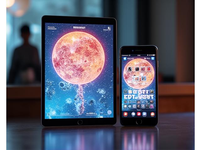 Illustration of a person reading a digital comic on a tablet, with dynamic Guided View panel progression highlighted on the screen and subtle graphic elements representing cross-device sync.