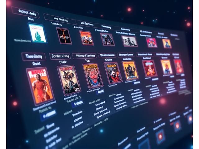 Visually compelling digital calendar or timeline displaying upcoming comic book releases and events with stylized futuristic icons and vibrant highlights for new titles and creator interviews.