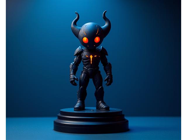 Limited edition 'Void Sentry' collectible figure, detailed and standing vigilantly.